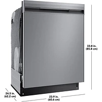 Insignia 24" 49dB Built-In Dishwasher with 3rd Rack, Sensor Wash & Tub (NS-DWR3SS1) - Stainless Steel