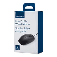 Insignia USB Wired Optical Mouse - Black