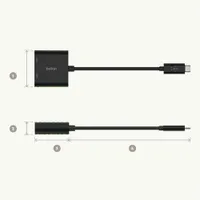 Belkin 2-In-1 USB-C to HDMI & Charge Adapter (AVC002BTBK)