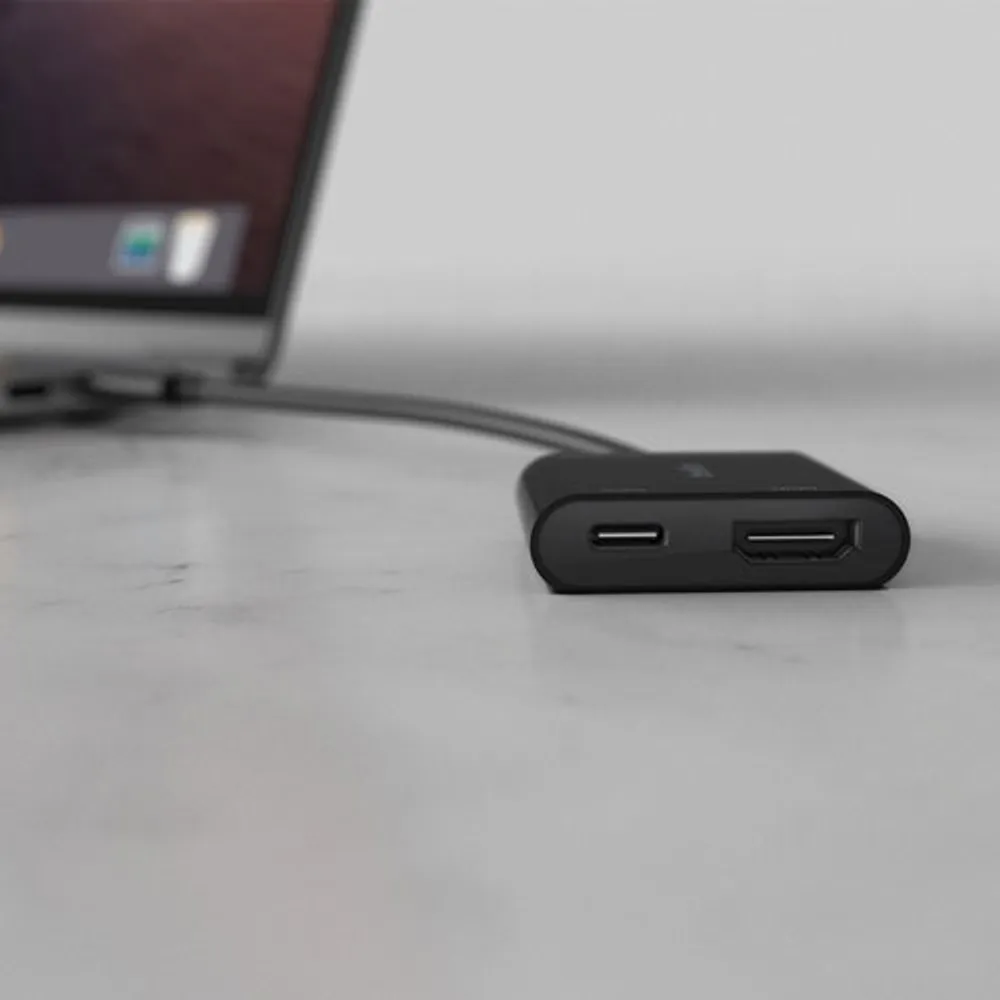 Belkin 2-In-1 USB-C to HDMI & Charge Adapter (AVC002BTBK)