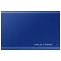 Samsung T7 1TB USB 3.2 External Solid State Drive (MU-PC1T0H/AM) - Blue