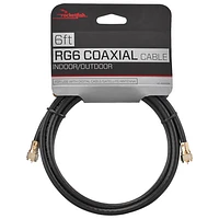 Rocketfish 1.83m (6 ft.) RG6 Coaxial Cable - Only at Best Buy