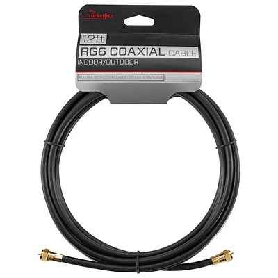 Rocketfish 3.66m (12 ft.) RG6 Coaxial Cable - Only at Best Buy