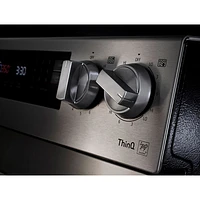 LG 30" 6.3 Cu. Ft. True Convection 5-Element Electric Air Fry Range (LREL6325F) - Stainless Steel