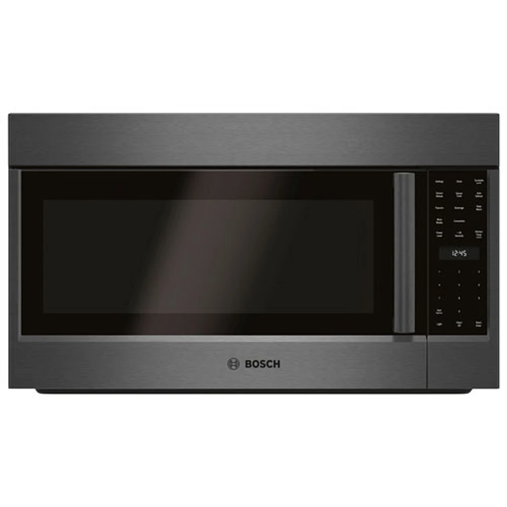 Bosch 800 Series Over-The-Range Microwave - 1.8 Cu. Ft. - Black Stainless Steel