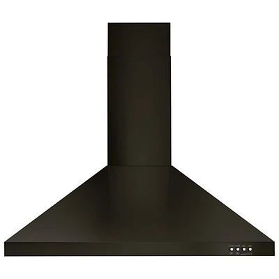 Hotte murale de 30 po de Whirlpool (WVW53UC0HV) - Inox noir - Boîte ouverte - Parfait état