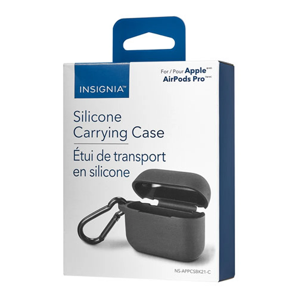 Étui en silicone d'Insignia pour AirPods Pro - Noir