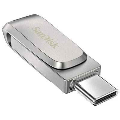 Clé USB de type C/A de 256 Go Ultra Dual Luxe de SanDisk