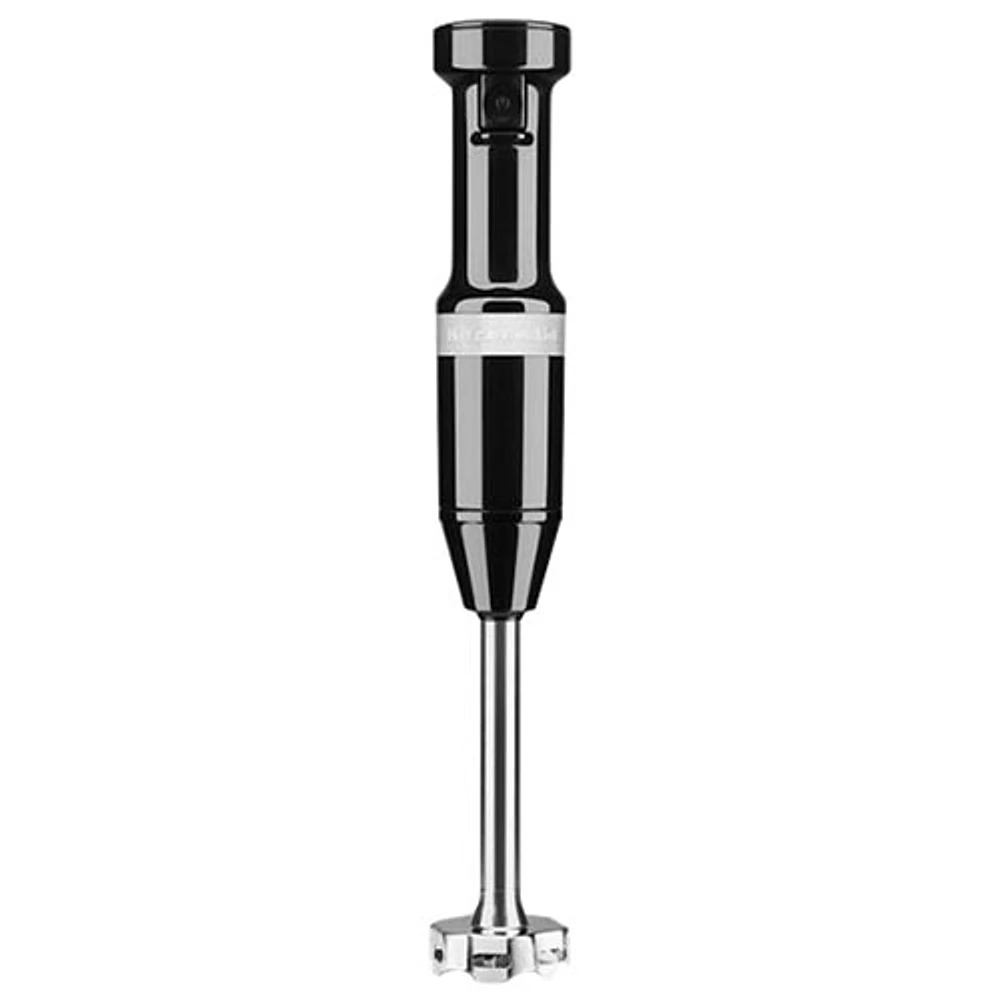Mélangeur à immersion à vitesse variable de KitchenAid - Noir onyx