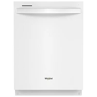 Lave-vaisselle encastrable 24 po 47 dB avec troisième panier de Whirlpool (WDT750SAKW) - Blanc