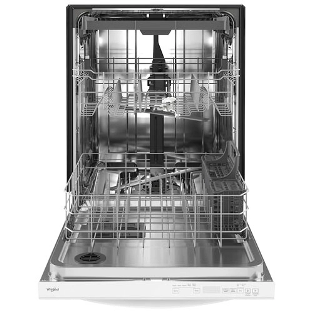 Lave-vaisselle encastrable 24 po 47 dB avec troisième panier de Whirlpool (WDT750SAKW) - Blanc