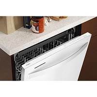 Lave-vaisselle encastrable 24 po 47 dB avec troisième panier de Whirlpool (WDT750SAKW) - Blanc