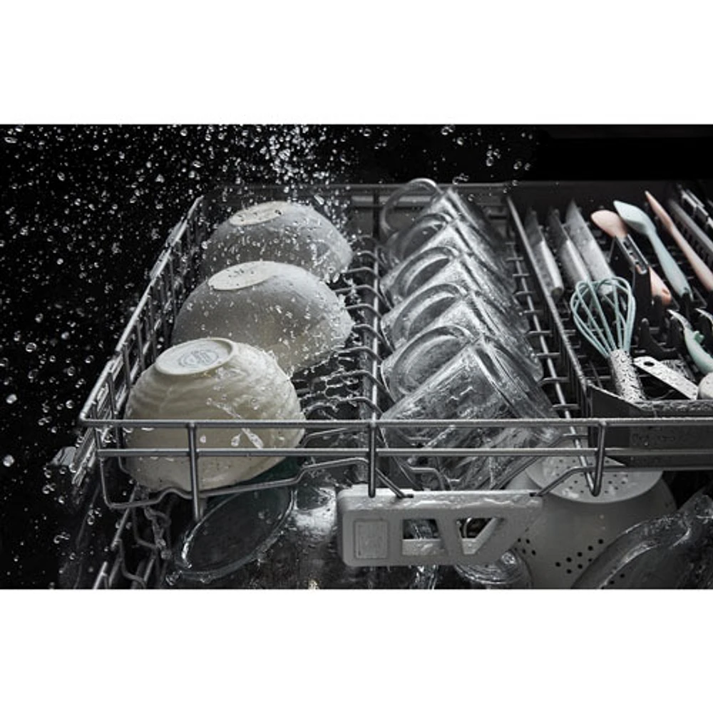 Lave-vaisselle encastrable 24 po 47 dB avec troisième panier de Whirlpool (WDTA50SAKZ) - Inox