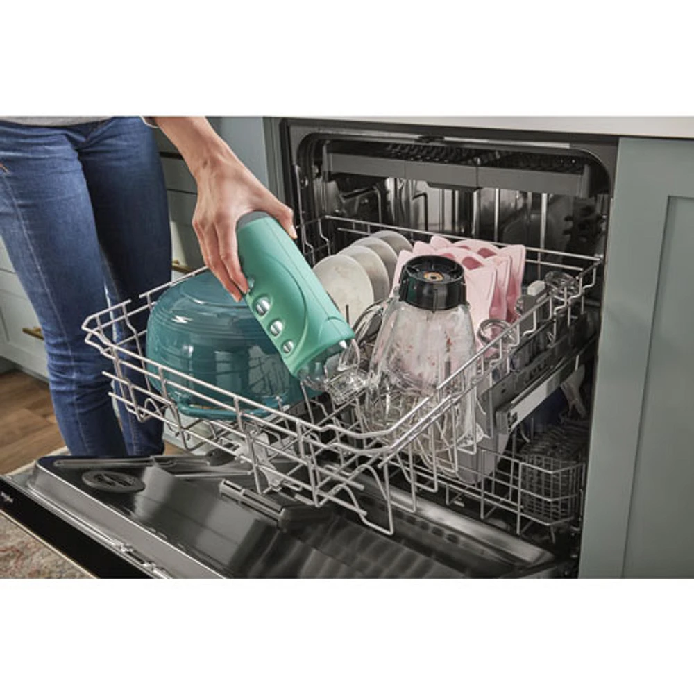 Lave-vaisselle encastrable 24 po 47 dB avec troisième panier de Whirlpool (WDTA50SAKZ) - Inox