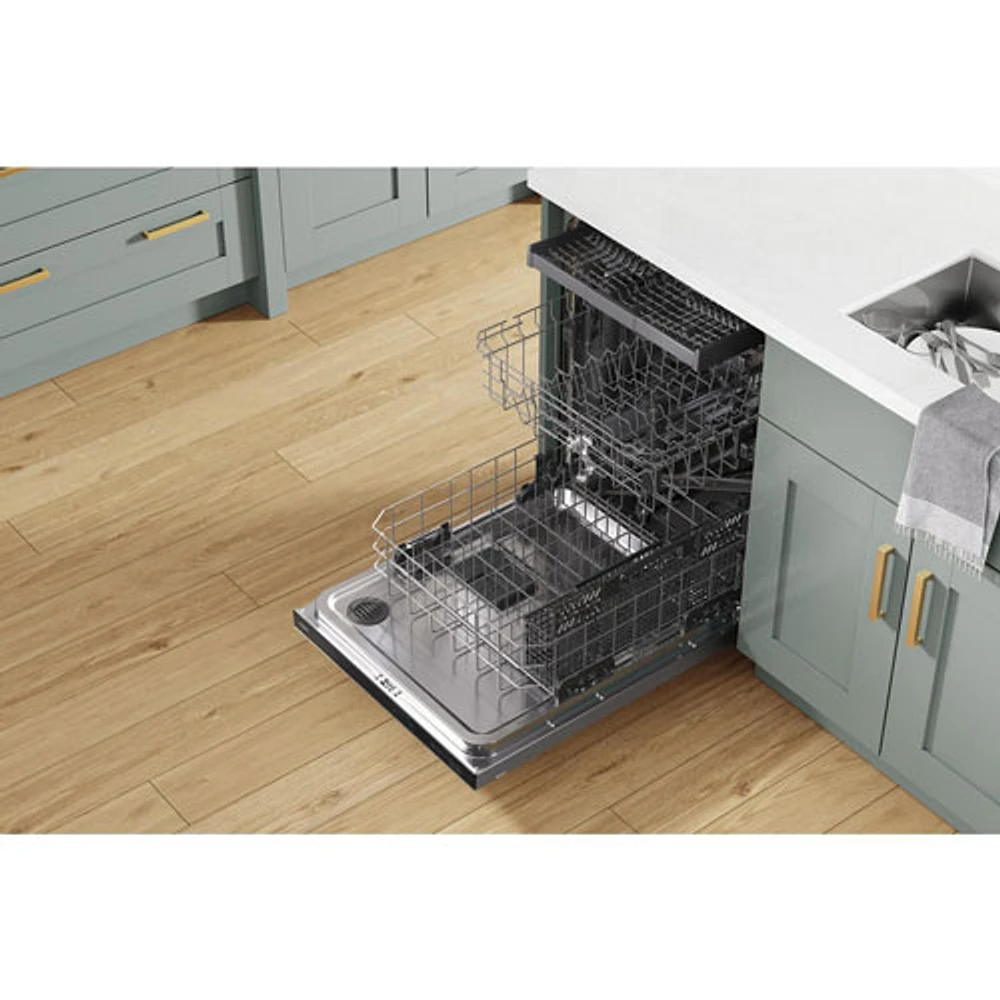 Lave-vaisselle encastrable 24 po 47 dB avec troisième panier de Whirlpool (WDTA50SAKZ) - Inox