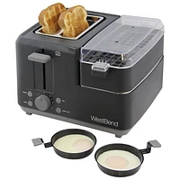 West Bend Breakfast Station - 2-Slice - Black