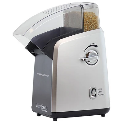 Machine à maïs soufflé Popcorn on Demand de West Bend (82701) - Argenté