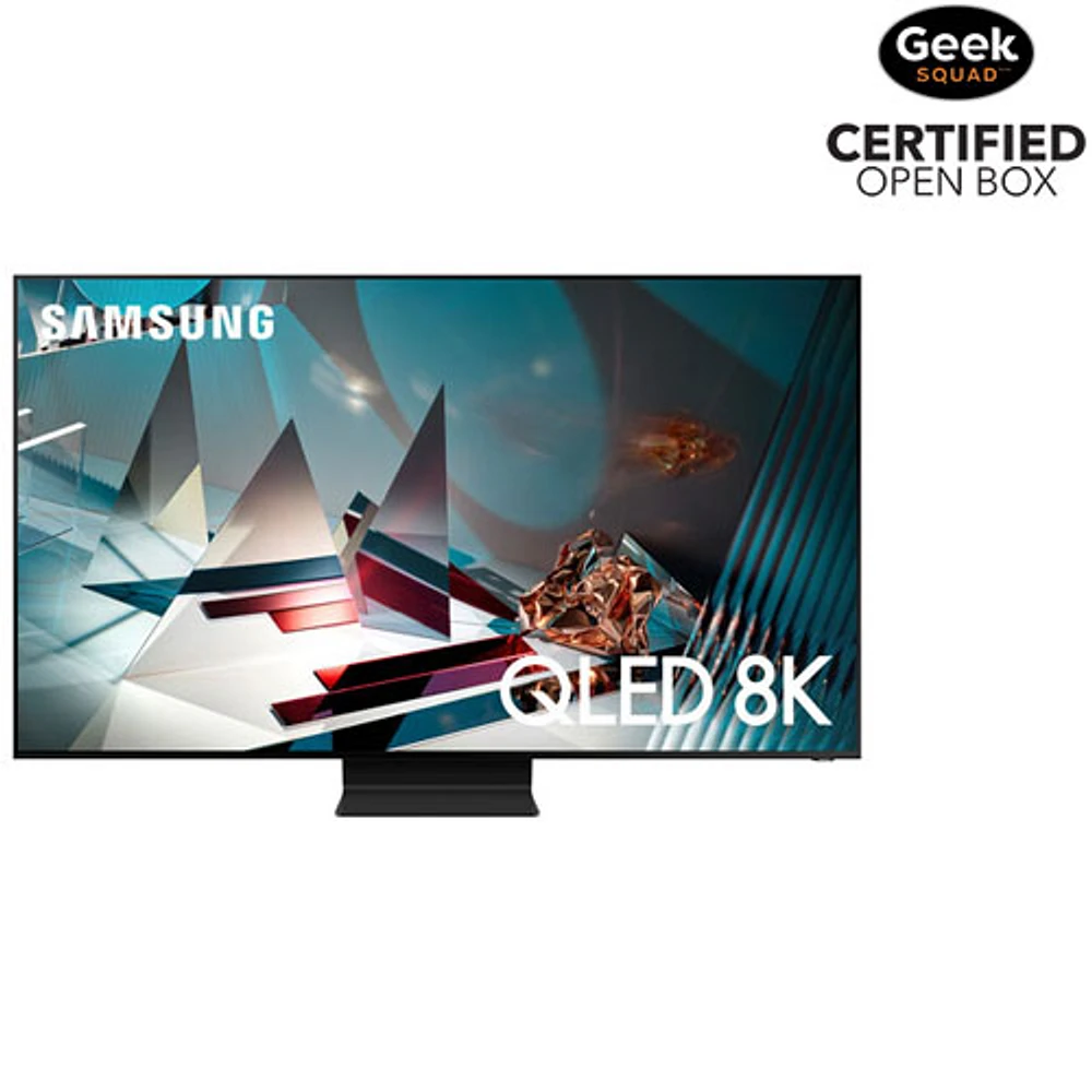 Téléviseur intelligent Tizen HDR QLED UHD 8K de 65 po de Samsung (QN65Q800TAFXZC) - Noir titane - Boîte ouverte