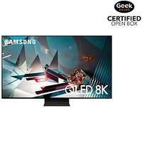 Téléviseur intelligent Tizen HDR QLED UHD 8K de 65 po de Samsung (QN65Q800TAFXZC) - Noir titane - Boîte ouverte