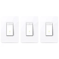 TP-Link Kasa Smart Wi-Fi Dimmer Light Switch - 3-Pack