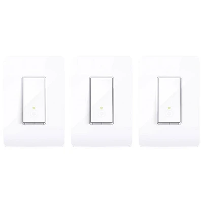 TP-Link Kasa Smart Wi-Fi Light Switch - 3 Pack