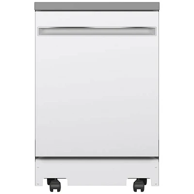 Lave-vaisselle mobile 23,62 po 58 dB de GE (GPT225SGLWW) - Blanc - Boîte ouverte - Endommagé