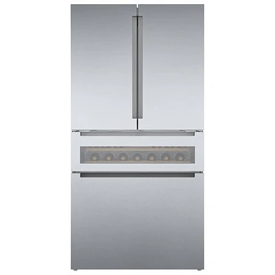 Bosch 36" 21.2 Cu. Ft. French Door Refrigerator with Ice Dispenser (B36CL81ENG) - Stainless Steel