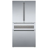 Bosch 36" 21.2 Cu. Ft. French Door Refrigerator with Ice Dispenser (B36CL81ENG) - Stainless Steel