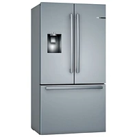 Bosch 36" 21.6 Cu. Ft. Counter-Depth French Door Refrigerator with Dispenser (B36CD50SNS) - Stainless