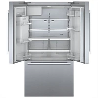 Bosch 36" 21.6 Cu. Ft. Counter-Depth French Door Refrigerator with Dispenser (B36CD50SNS) - Stainless