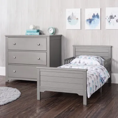 Lit traditionnel pour enfant Woodland de Forever Eclectic - Jeune enfant - Galet brossé