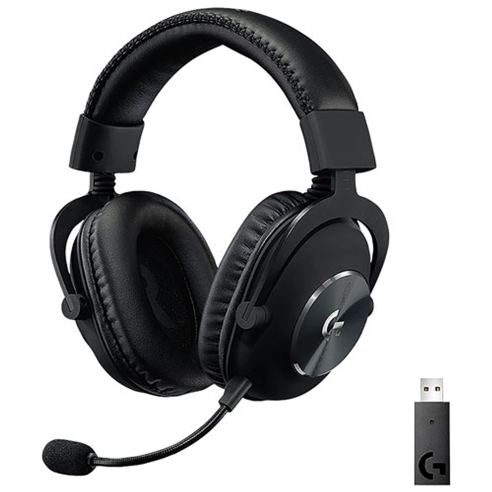 Casque de jeu sans fil avec microphone G Pro X LIGHTSPEED de Logitech - Noir
