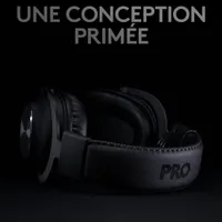 Casque de jeu sans fil avec microphone G Pro X LIGHTSPEED de Logitech - Noir