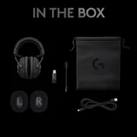 Casque de jeu sans fil avec microphone G Pro X LIGHTSPEED de Logitech - Noir