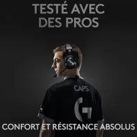 Casque de jeu sans fil avec microphone G Pro X LIGHTSPEED de Logitech - Noir