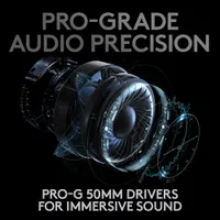 Casque de jeu sans fil avec microphone G Pro X LIGHTSPEED de Logitech - Noir