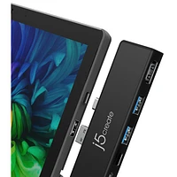 Mini station d'accueil UltraDrive 7-en-1 pour Surface Pro 7 de j5create (JCD324B)