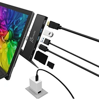 Mini station d'accueil UltraDrive 7-en-1 pour Surface Pro 7 de j5create (JCD324B)