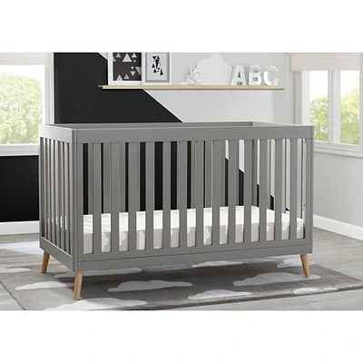Lit de bébé convertible 4-en-1 Tucker de Delta Children - Gris