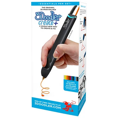 Ensemble avec stylo d'impression 3D Create+ (Plus) Essentials de 3Doodler