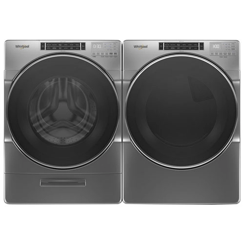 Whirlpool 5.8 Cu. Ft. Front Load Washer (WFW8620HC) - Chrome Shadow