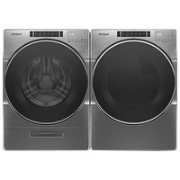 Whirlpool 5.8 Cu. Ft. Front Load Washer (WFW8620HC) - Chrome Shadow