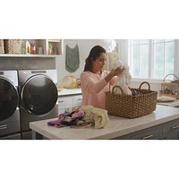 Whirlpool 5.8 Cu. Ft. Front Load Washer (WFW8620HC) - Chrome Shadow
