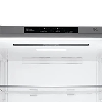 LG 28" 14.7 Cu. Ft. Counter-Depth Bottom Freezer Refrigerator (LBNC15251V) - Platinum Silver