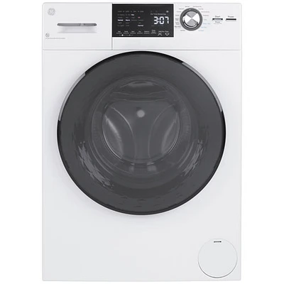 Duo laveuse-sécheuse électrique de 2,8 pi³ de GE (GFQ14ESSNWW) - Blanc