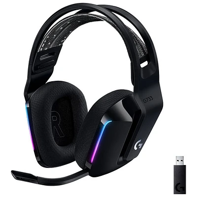 Logitech G733 LIGHTSPEED RGB Wireless Gaming Headset - Black