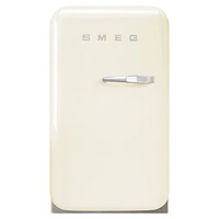 Smeg 50's 1.2 Cu. Ft. Freestanding Bar Fridge (FAB5ULCR3) - Cream