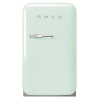 Smeg 50's 1.2 Cu. Ft. Freestanding Bar Fridge (FAB5URPG3) - Pastel Green