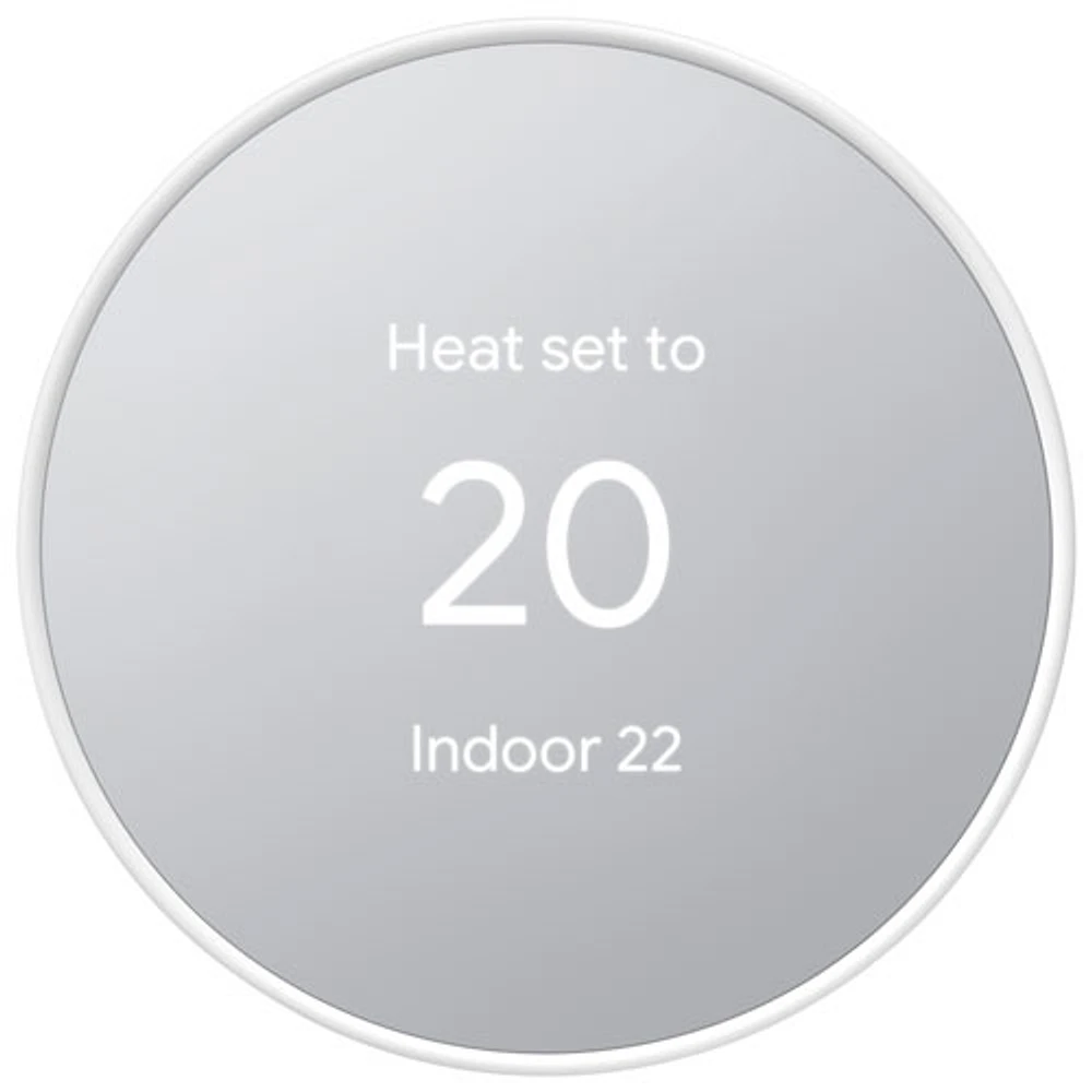 Google Nest Wi-Fi Smart Thermostat - Snow