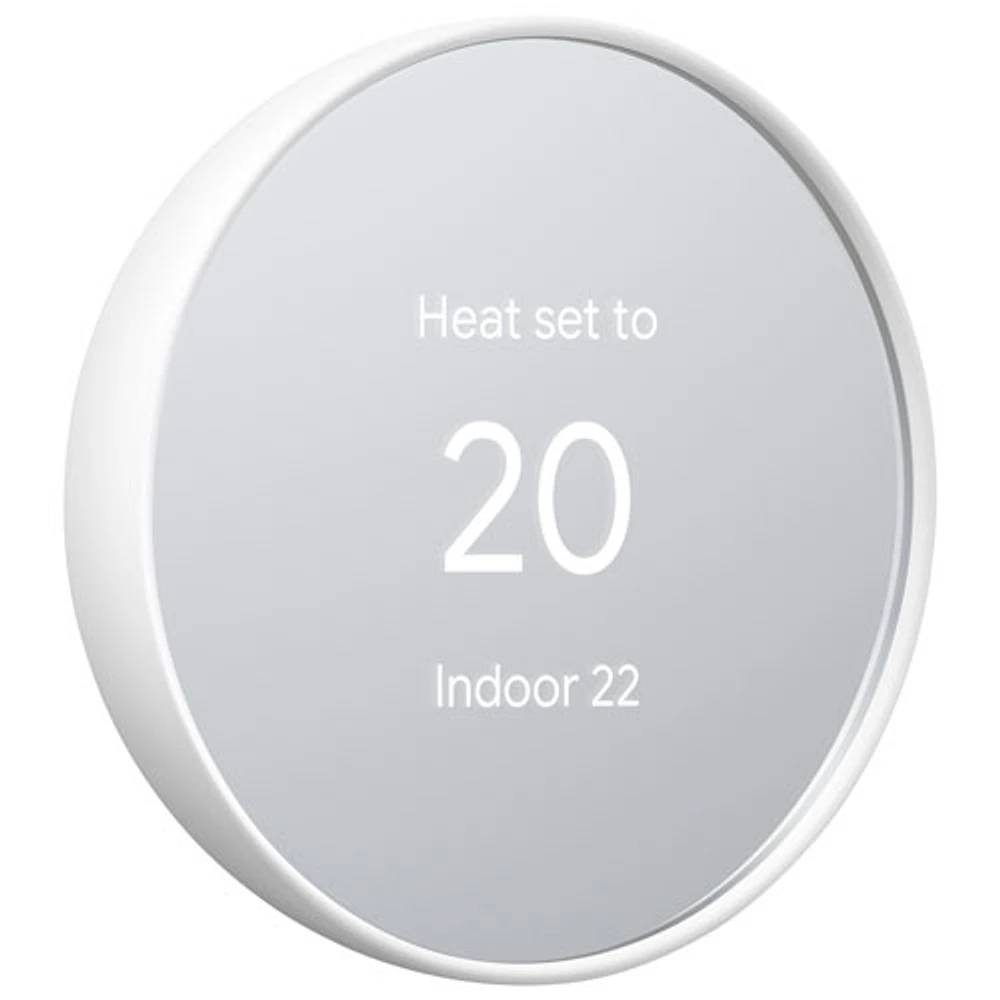 Google Nest Wi-Fi Smart Thermostat - Snow